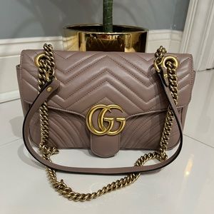 GG Marmont matelassé shoulder bag 100% authentic